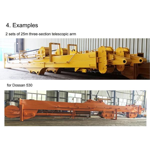 Grapple Excavator Telescopic Arm Digging Deeper Long Reach 30M