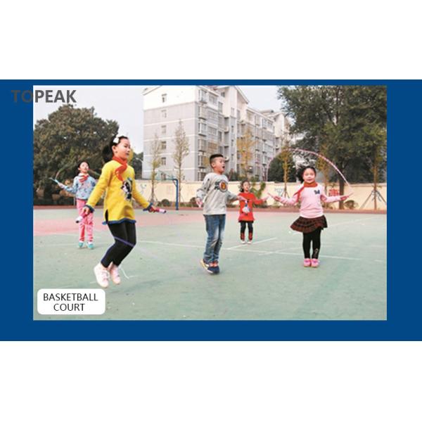 9' 2.7m Beaded Skipping Rope For 6 Foot Person 8 Year Old Playground