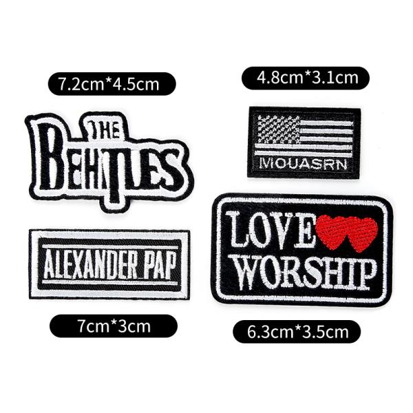 High Quality embroidery patch pvc patch leather patch
