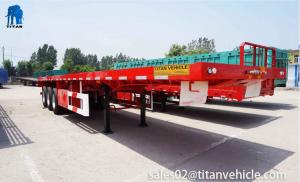 flat bed 40 ton 40 ft 3 axle trailer | TITAN