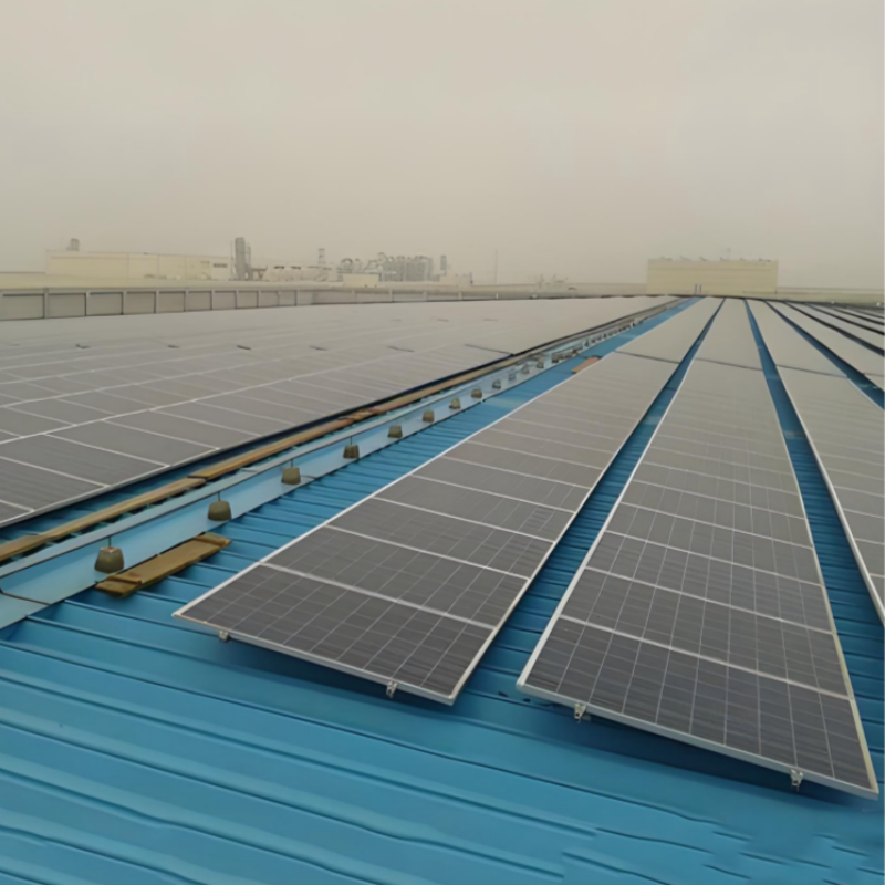 Solar Panel Roof Mounting Brackets for Standing Seam Roofs Easy and Fast Installation No Roof Penetration