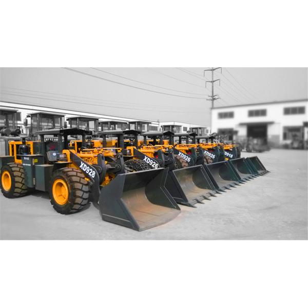 Underground wheel loader XD926 rated load 2.0ton with 1cbm bucket capacity