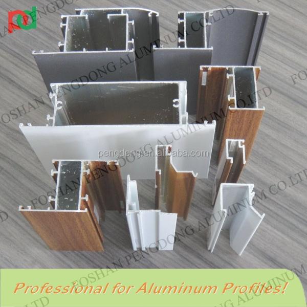 Wood Grain Aluminium Profile for window and door