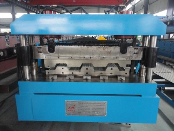 Cheap Manual / Hydraulic Floor Deck Roll Forming Machine 22KW 26 Stations for sale