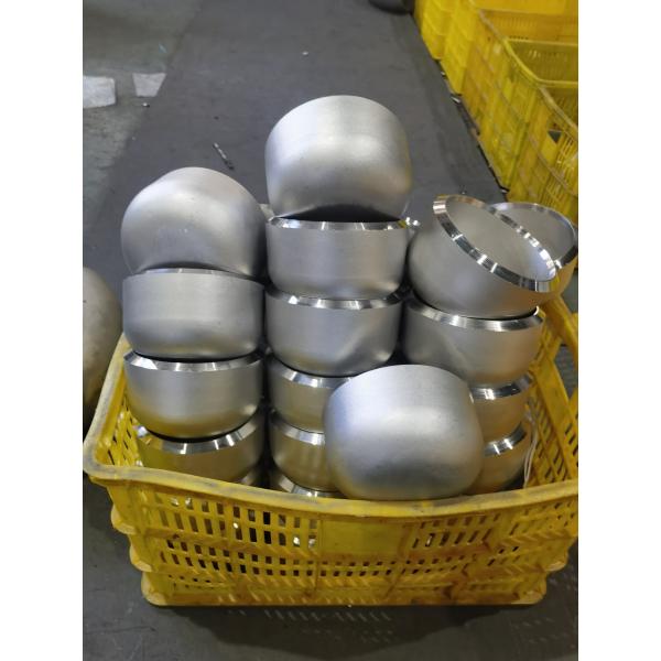 SCH10 to SCH160 Stainless Steel Butt Welded Cap ASTM Butt Welded Pipe Fittings