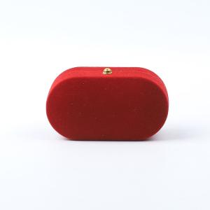 Luxury Jewellery Box Personalized Custom Red Velvet Jewelry Packaging Wedding