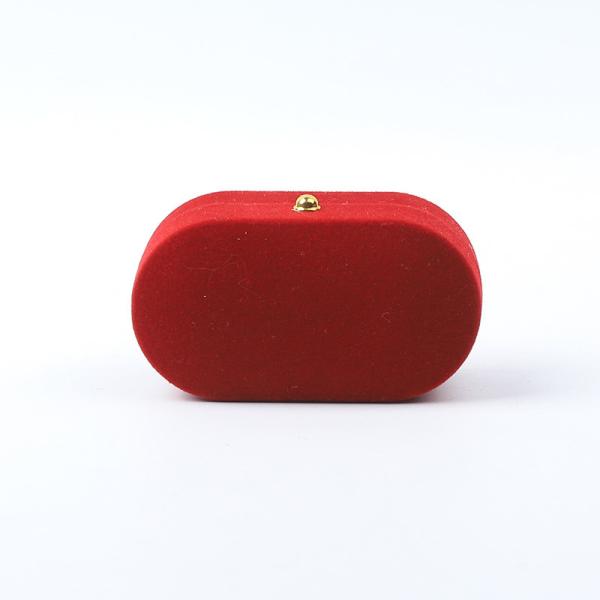 Luxury Jewellery Box Personalized Custom Red Velvet Jewelry Packaging Wedding
