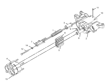 375 3406 Excavator Engine Parts Oil Pump 1614112 161-4112 Cast Iron