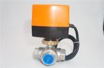 Automatic Control 3 Way Motorized Ball Valve Long Service Life For Water