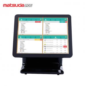 China Capacitive Dual Screen 17 Inch All In One Pos Machine on sale
