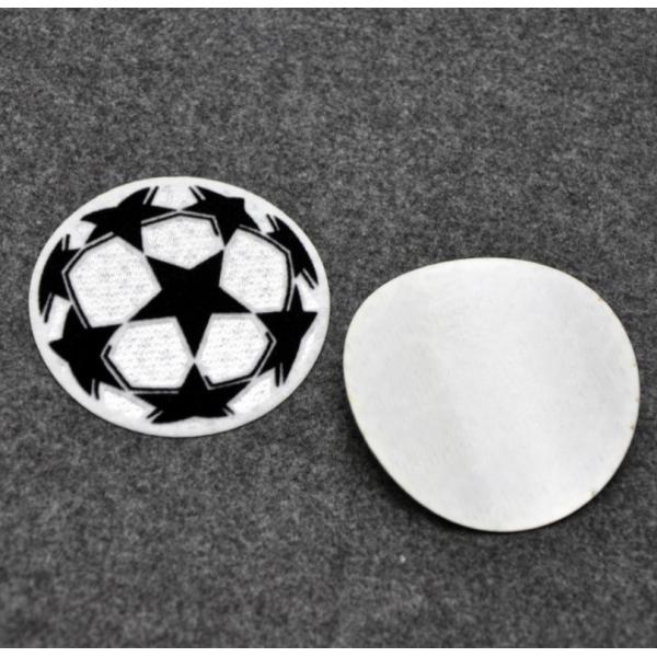 3 Inches TPU Custom Cloth Badges For Jackets , Jeans , Fabric Logo Badges