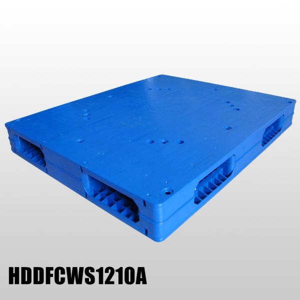 MY TEST 1210A HDPE storage euro plastic pallet Double faced stackable plastic pallets