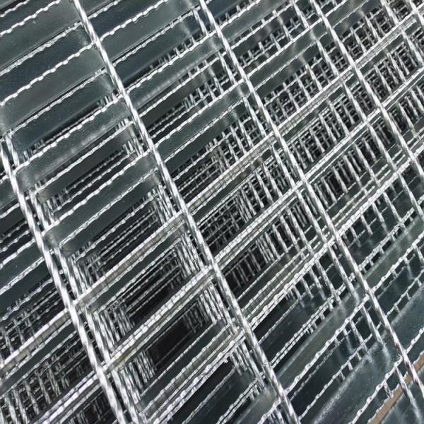 Q235 Road Trench Cover Serrated Metal Grating Mesh Grid Floor Bars