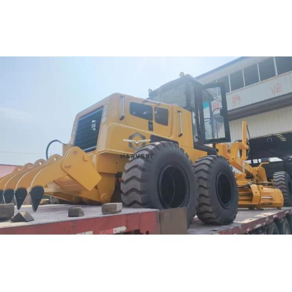 158KW Motor Grader PY220C Blade Length 3965mm With 5 Shanks Rear Ripper