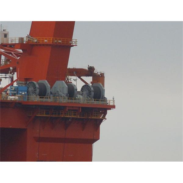 High Efficient Tower Crane Wire Rope Winch Drum Lbs Grooved