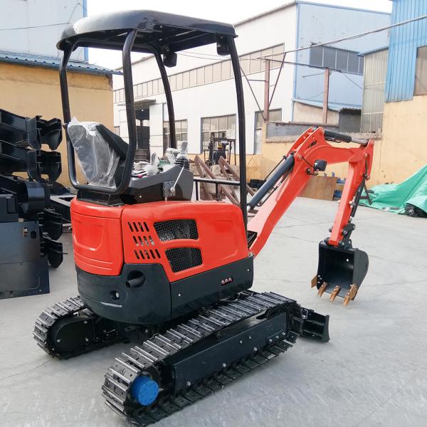 Euro 5 Engine Mini Crawler Excavator 2 Ton Small Mechanical Digger
