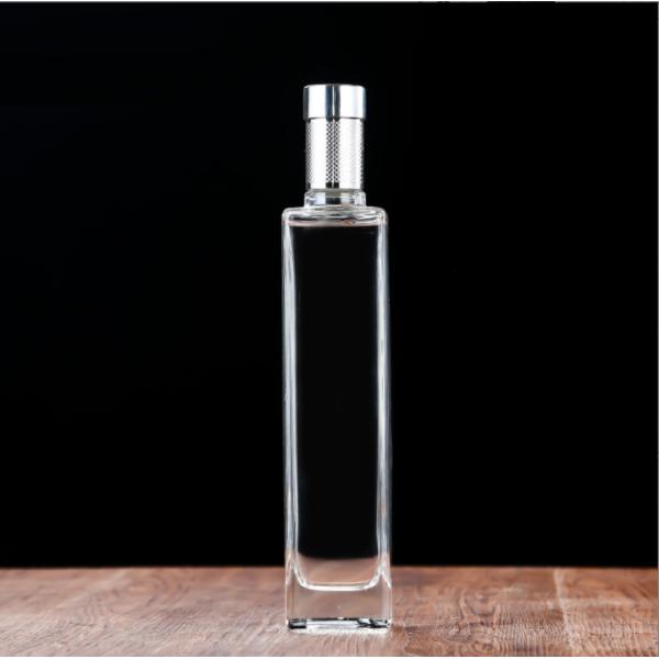 Acceptable Customer's Logo Square Glass Olive Oil Dispensing Bottle for Food Industry