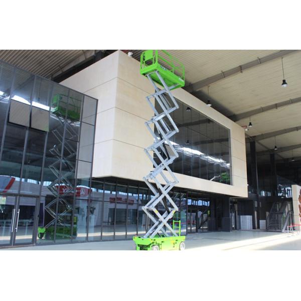 Indoor Electric Scissor Lift 8m Aerial Work Platform For Warehouse