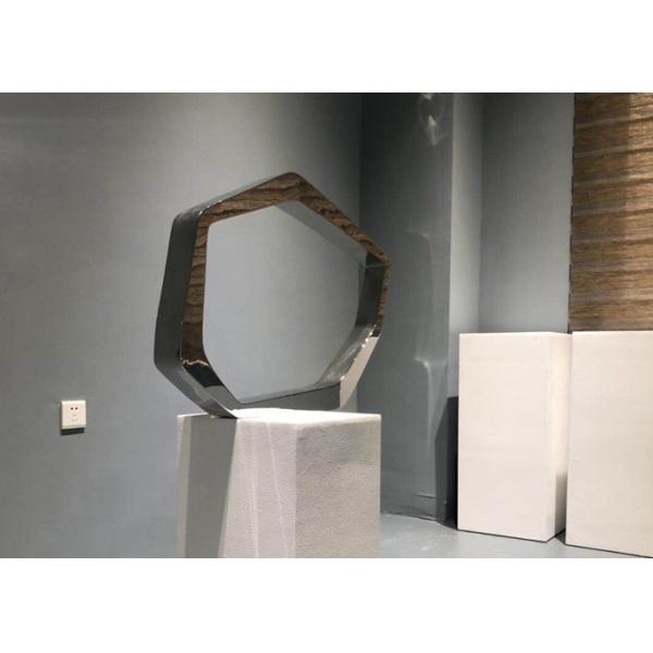 Art Modern Stainless Steel Sculpture , Stainless Steel Abstract Sculpture