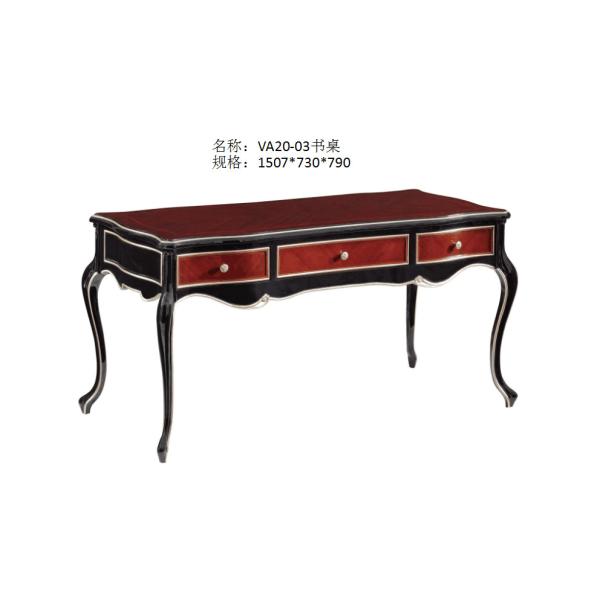 Luxury furniture for Villa house Reception table and Console cabients by Ebony wood in Glossy painting Sliver leaf