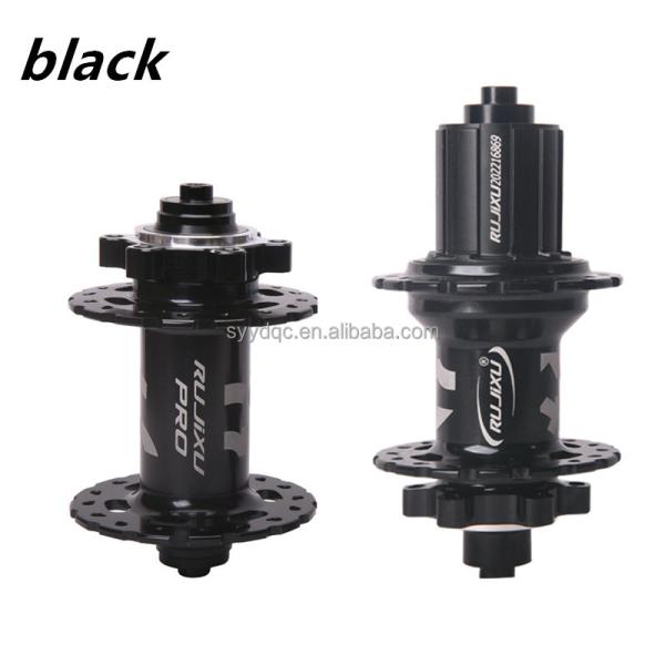 Front and Rear Bike Disc Brake Hub 24 Hole Clincher Type with Aluminum Alloy Rim