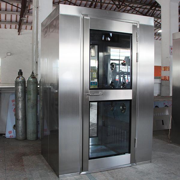 750w Modular Personal Air Shower Unit Double Doors Interlock Air Shower