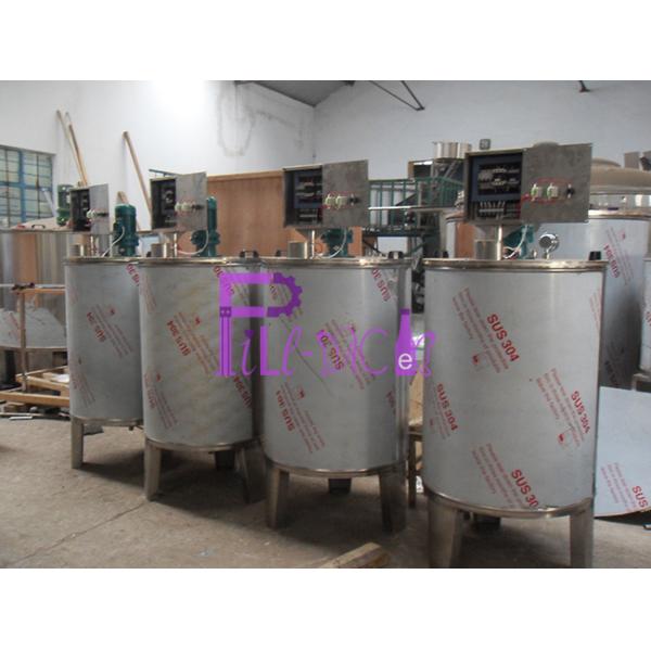 2000L Stainless Steel Mixing Tank For Juice Processing Equipment