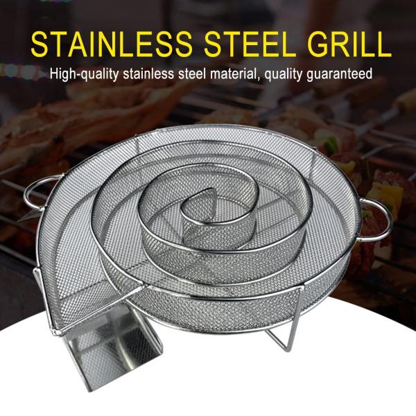 Wood Chips 300g Charcoal Smoker Box Bacon Meat Cook Tools