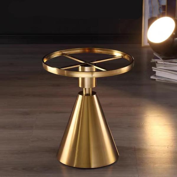 Foshan Furniture Stainless Steel Frame Coffee Table With White Marble Modern Design Living Room Coffee Table