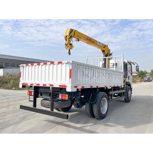 6 ton Crane truck 4x2 6wheels truck with straight arm crane HOWO light duty 3-8 ton cargo truck
