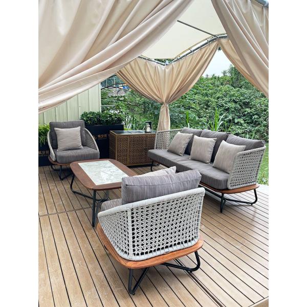 Fade-Resistant Woven Polypropylene Olefin Upholstery Fabric For Outdoor Sofa