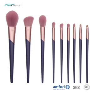 China 9pcs Plastic Makeup Brushes on sale