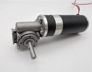 China Micro High Voltage 90V Low Rpm DC Gear Motor With Encoder , Worm Gear Motor on sale