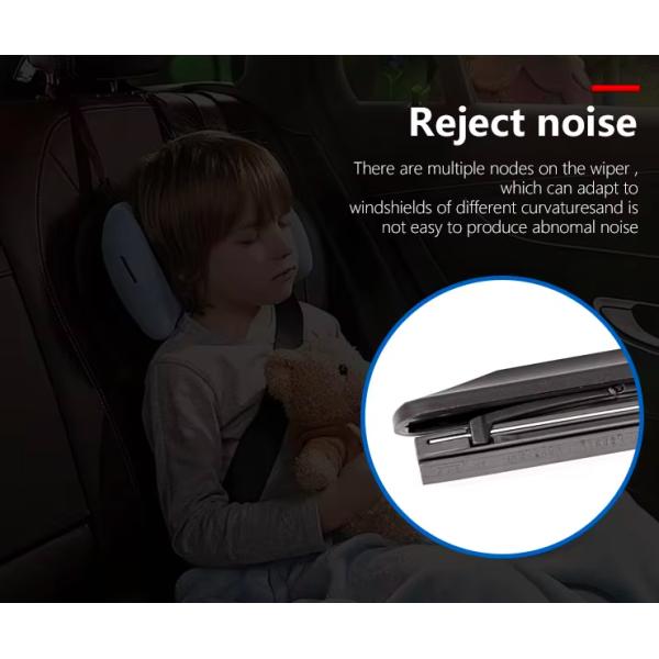 Honda City Rear Silicone Auto Windshield Wipers Blade Heated Replacement With Top Lock