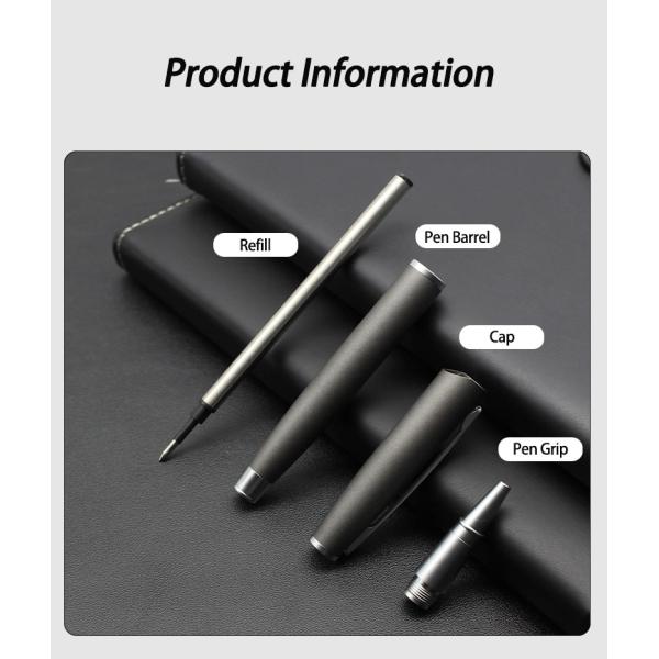 Matte Business Gift Roller Ball Pen 0.5mm Signature Pen Metal Gel Pen Custom Logo
