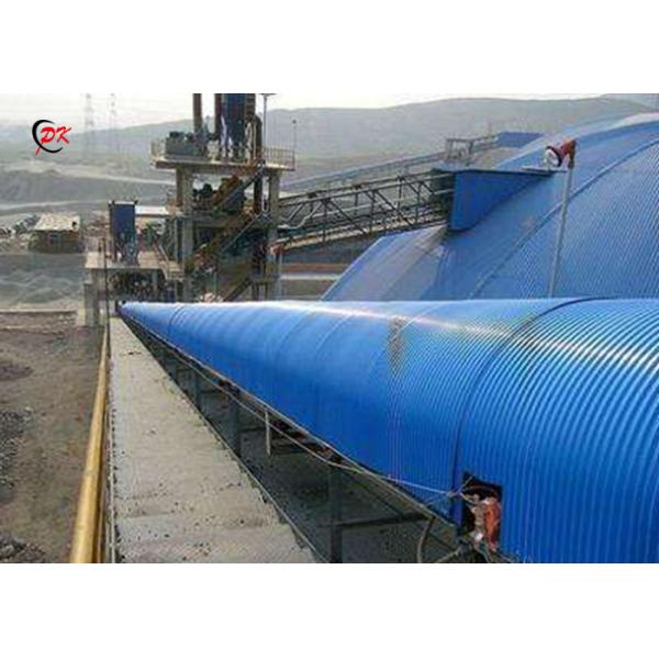 Rubber Conveyor Belt Hood High Strength Galvanization Steel Sheet Covers