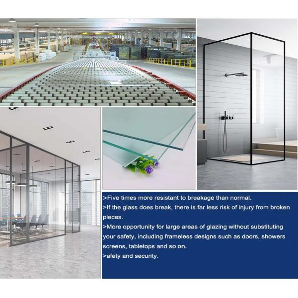3mm 4mm 5mm 6mm 8mm 10mm 12mm 15mm 19mm Tempered Glass Toughened Glass Furniture Glass
