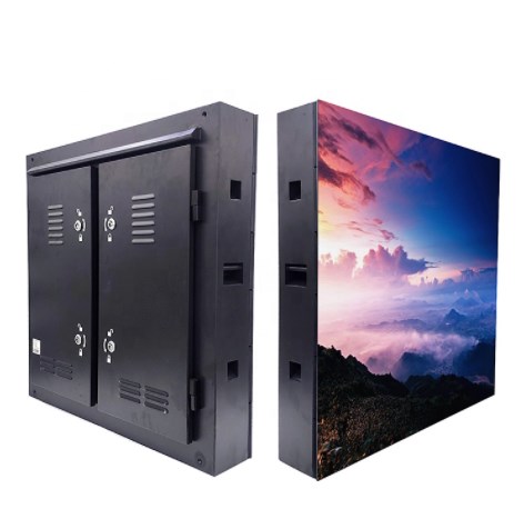 High Lightness 1R1G1B Outdoor Led Video Walls Advertising Board P4mm 14bit