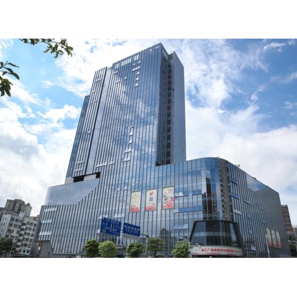 Low E Glass Curtain Wall Interior Energy Saving Unitized Glass Curtain Wall System Commercial Building Curtain Wall Sound Insulation