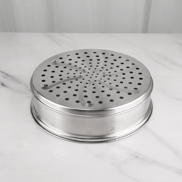 Restaurants Stackable Steamer Pot 28cm Stainless Steel 410