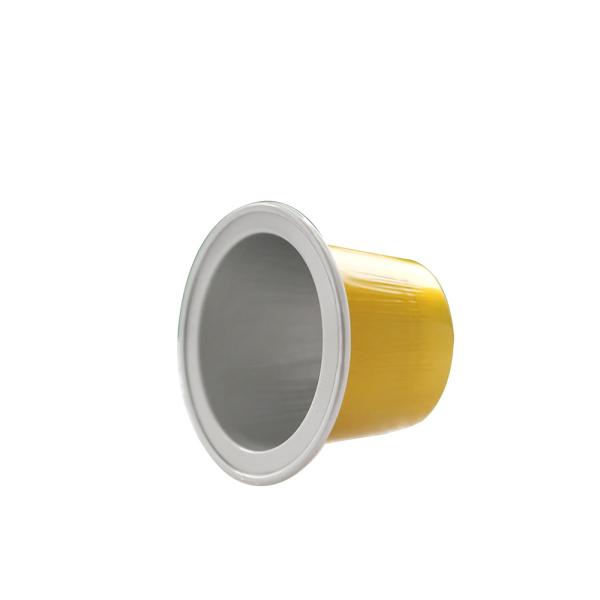 Aluminium Foil Coffee Capsule With Lid Environmental Friendly and Convenient for Food