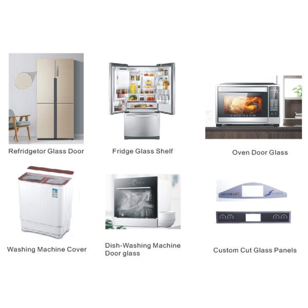 Adjustable Crisper Cover 5mm Toughened Fridge Glass Shelves