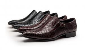 Quality Genuine Python Mens Leather Dress Shoes , Exotic Snake Embossed Classic Dress Shoes wholesale