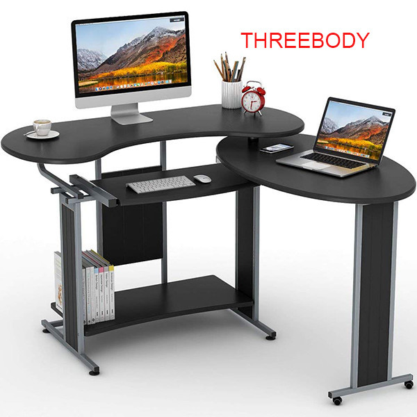 L Shaped Modern Home Office Desk , Simple Small Desktop Computer Desk