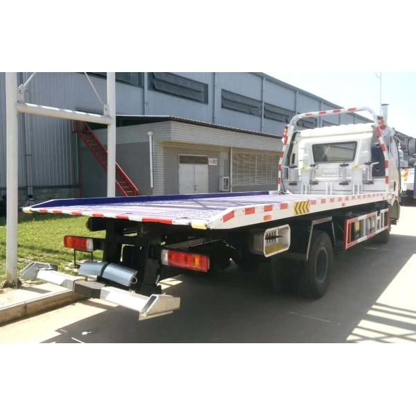 Wrecker Tow Truck Bed FAW J6L Model Single Axle 6 Wheels 160hp Loading 3.5 Tons LHD