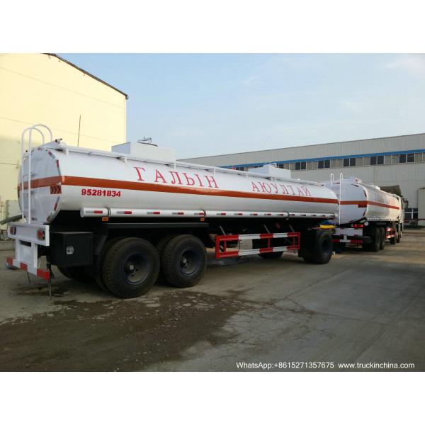 Oil Tank Full Trailer (Customizing 2-3-4 Axles Dolly Tanker 10CBM -30 For Palm Oil Crude Fuel / Petrol Oil Delivery