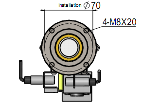 24V/48V AGV Lifting Mechanism Electric Special Lifting Traction Pin For Latent Traction