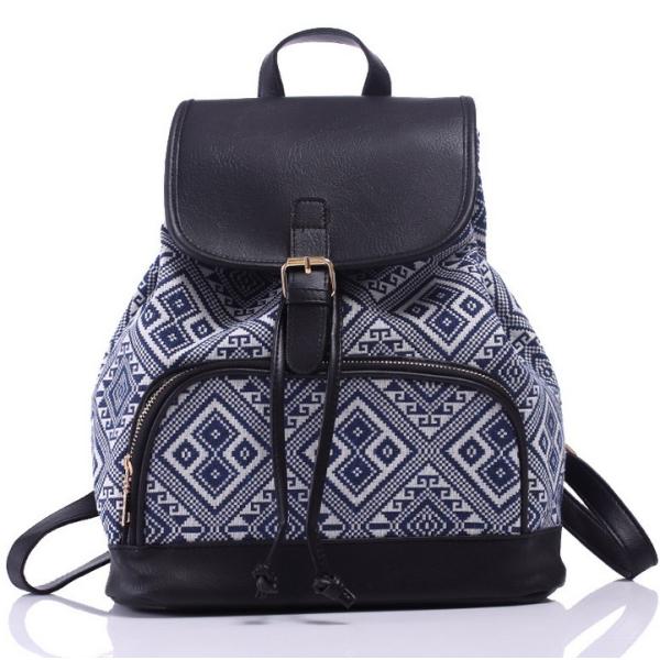 2016 new European and American popular handbag shoulder bag tide backpack canvas bag