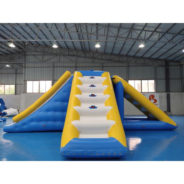 Exciting Inflatable Water Sports 10 Person Blow Up Slide Tower