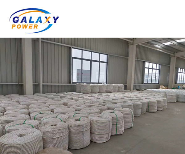 Braided 8mm Nylon Electrical Wire Pulling Steel Wire Rope Pilot Rope